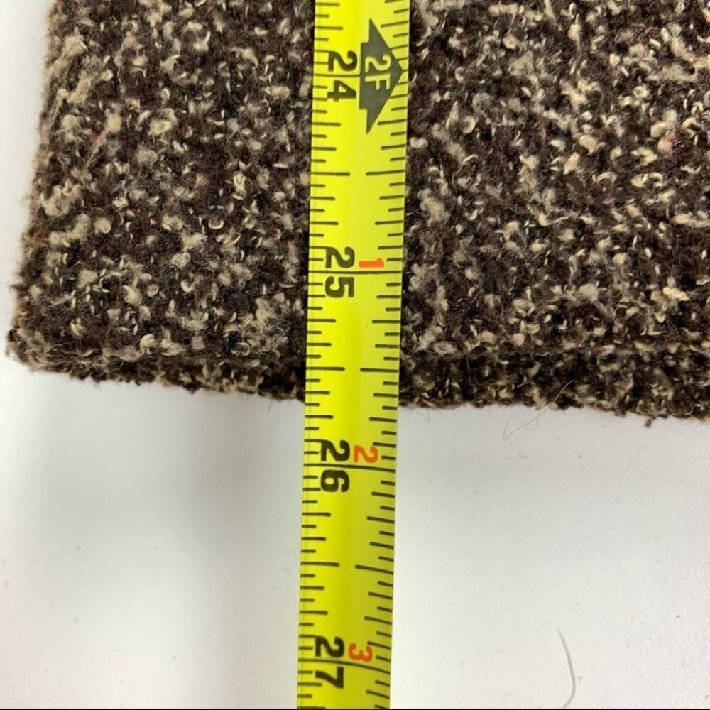 URBAN Behaviour Belted Tweed Mid length Winter Coat - Picture 5 of 6